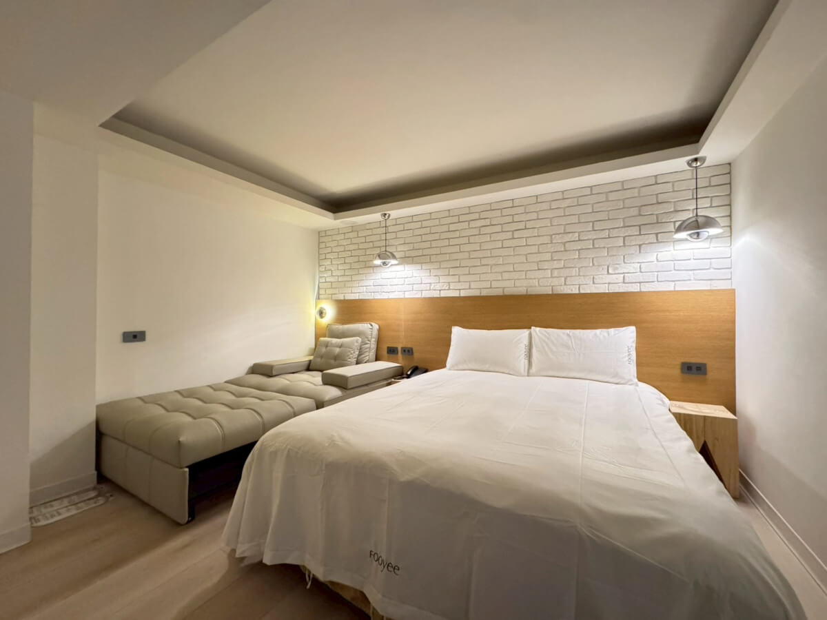 Comfort Double Room (Double Bed + Single Sofa) - sofa bed opened