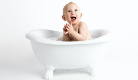 Baby crib, baby bathtub, bottle sterilizer available